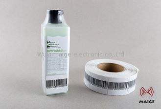 China White Waterproof 8.2 Mhz Security Labels Customized Size For Shopping Mall supplier