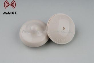 China Round Golf RF Hard Tag , Supermarket Security Tags High Defeat Resistance supplier