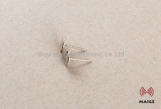 China Smooth / Grooved Flat Head Pins 12 Mm Compatible For Conventional Tags supplier