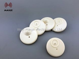 China EAS Retail Security Beige Color RF Hard Tag 8.2MHz R50 For Clothes Display supplier