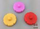 Colorful Merchandise Security Tags Sunflower Shape With Transparent Pin supplier