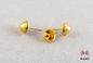 Sharp Golden Hard Tag Pin , Anti Theft Pin Cone Head Shinning Surface supplier